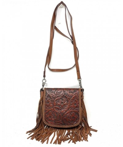 Western Genuine Leather Women's Crossbody Chian Bag/Purse in 2 colors Coffee $27.14 Crossbody Bags