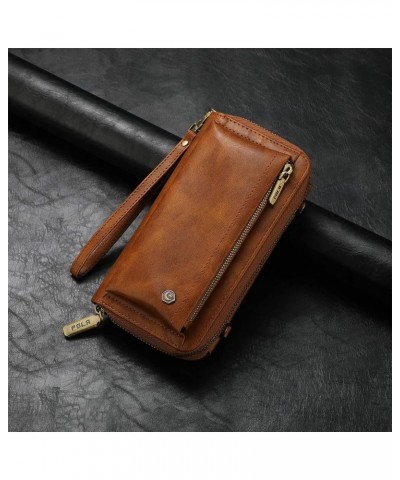 Multifunction Clutch Bag Case for Samsung Galaxy S22+,Large Capacity Leather Wallet Crossbody Case,Zipper Pocket Card Slot Ca...