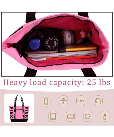 Pink Tote Bags for Women Large Capacity Waterproof Handbag Storage Bag for Daily Shopping Travel Yellow $13.71 Totes