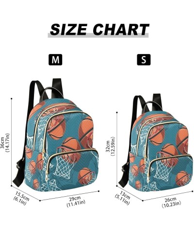 Basketball Net Ball Women Backpack Purse Ladies Fashion Shoulder Bag Daypack Travel Bag 7.5L Medium $12.40 Backpacks