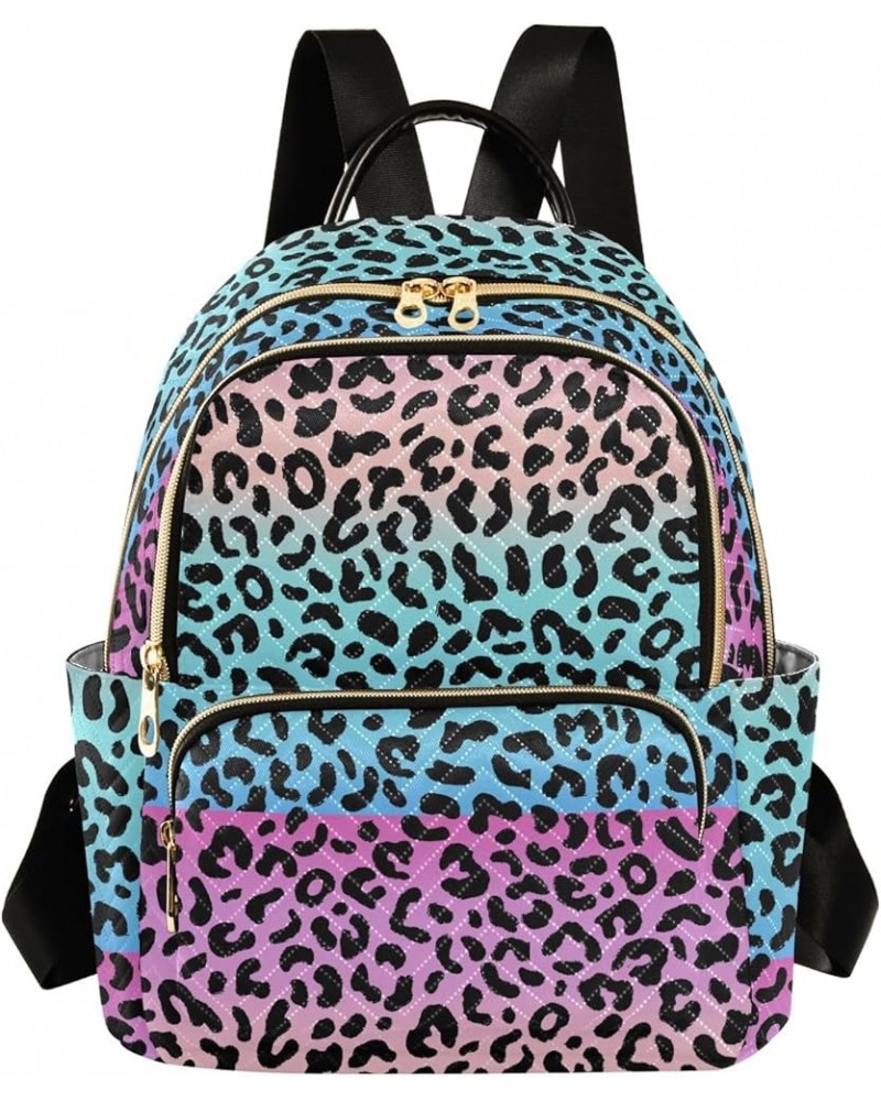 Mini Backpack Purse for Women Lightweight Girls Small Size Gradient Leopard School Teens College Traveling Small $17.15 Backp...