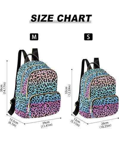 Mini Backpack Purse for Women Lightweight Girls Small Size Gradient Leopard School Teens College Traveling Small $17.15 Backp...