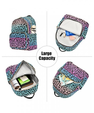 Mini Backpack Purse for Women Lightweight Girls Small Size Gradient Leopard School Teens College Traveling Small $17.15 Backp...