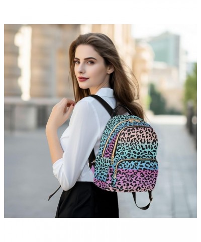 Mini Backpack Purse for Women Lightweight Girls Small Size Gradient Leopard School Teens College Traveling Small $17.15 Backp...