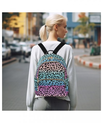 Mini Backpack Purse for Women Lightweight Girls Small Size Gradient Leopard School Teens College Traveling Small $17.15 Backp...