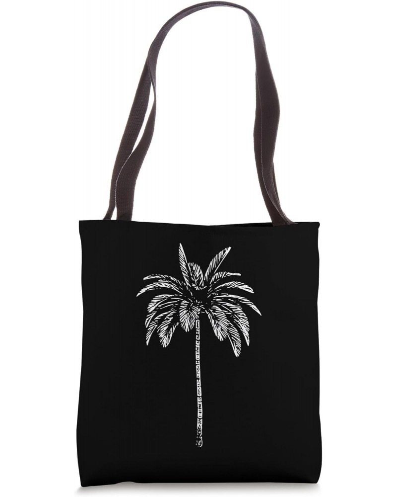 Palm Beachwear Beach Outfit Surfing Aloha Retro Palm Tree Tote Bag $12.48 Totes