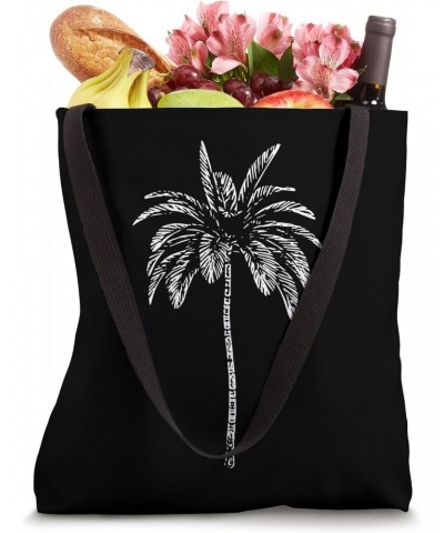 Palm Beachwear Beach Outfit Surfing Aloha Retro Palm Tree Tote Bag $12.48 Totes