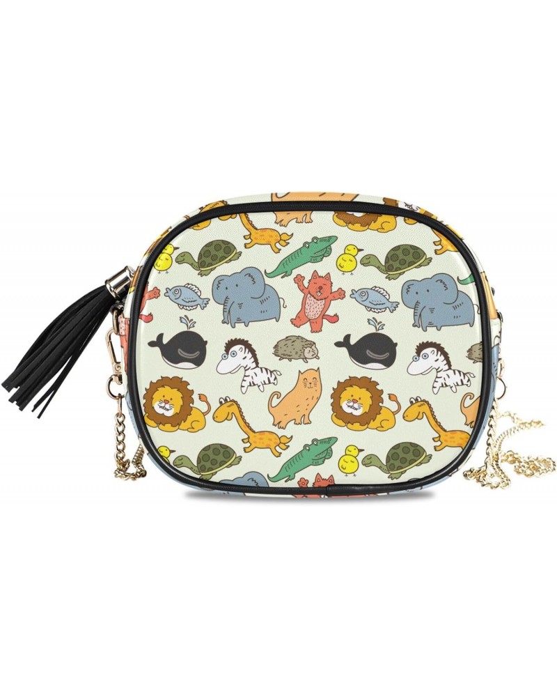 Women's Cartoon Animal Style Crossbody Bag Fashion Purses Bag Cross Body Bag Shoulder Handbag with Adjustable Chain Strap $11...