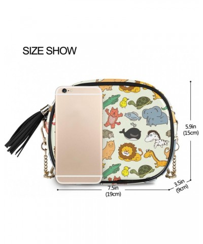 Women's Cartoon Animal Style Crossbody Bag Fashion Purses Bag Cross Body Bag Shoulder Handbag with Adjustable Chain Strap $11...