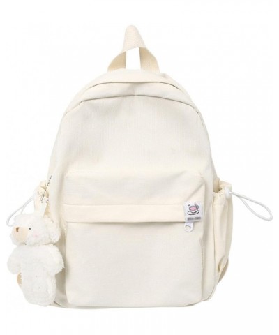 Kawaii Canvas Backpacks Cute Mini backpack Small Backpack Aesthetic Backpack Light Travel Backpack Cute Purse Backpack4 One S...