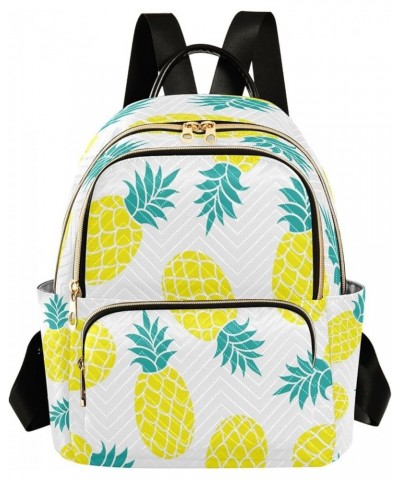 Tropical Pineapple Fruit Women Backpack Purse Ladies Fashion Shoulder Bag Daypack Travel Bag 7.5L Medium $12.40 Backpacks