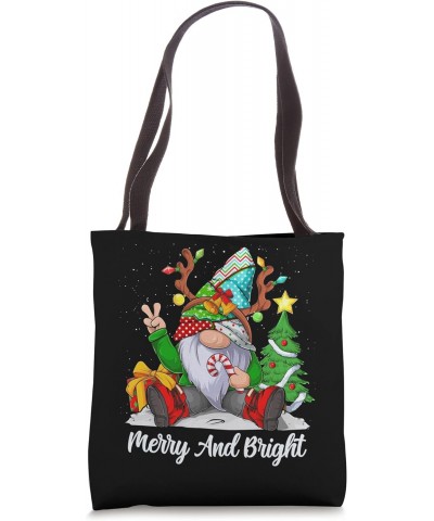 Merry and bright gnome family pajamas matching Tote Bag $12.38 Totes