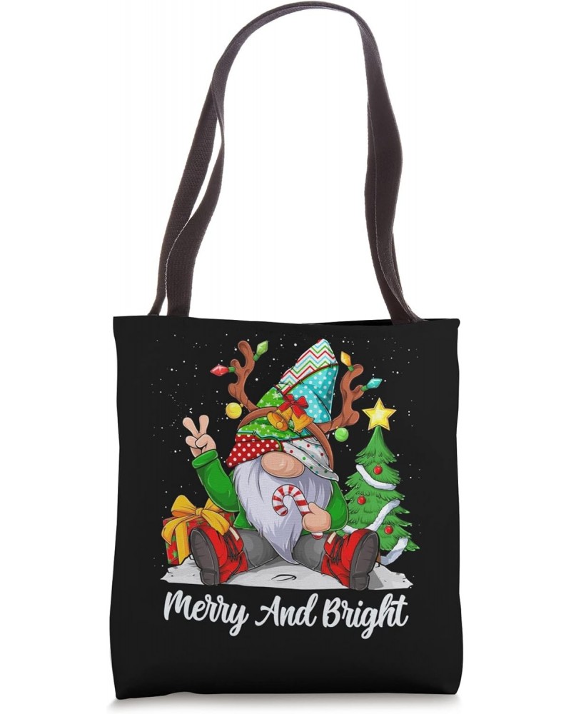 Merry and bright gnome family pajamas matching Tote Bag $12.38 Totes