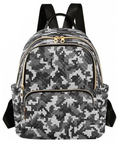 Digital Camouflage Women Backpack Purse Ladies Fashion Shoulder Bag Daypack Travel Bag 7.5L Medium $12.71 Backpacks