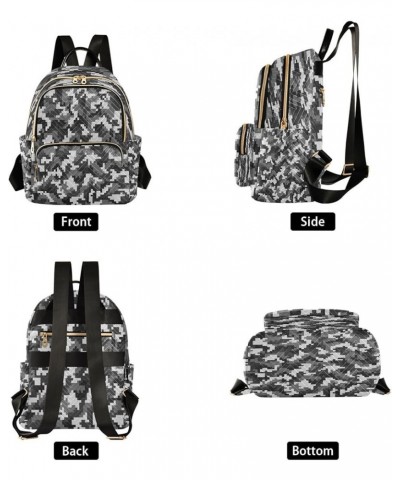 Digital Camouflage Women Backpack Purse Ladies Fashion Shoulder Bag Daypack Travel Bag 7.5L Medium $12.71 Backpacks