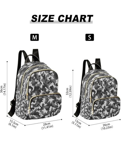 Digital Camouflage Women Backpack Purse Ladies Fashion Shoulder Bag Daypack Travel Bag 7.5L Medium $12.71 Backpacks