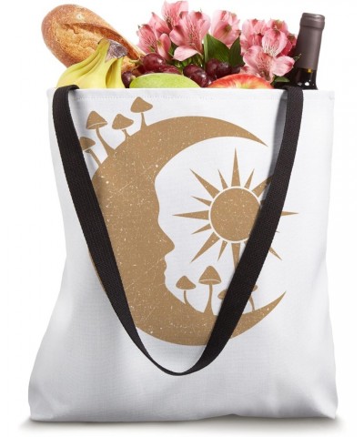 Spiritual Mystic Moon Sun Mushrooms Tote Bag $17.10 Totes