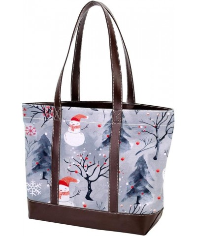 Tote Bags, Large Tote Bag, Tote Bag with Zipper, Christmas Cartoon Santa Claus and Cat, Womens Tote Bag Design 8365 $19.67 Totes