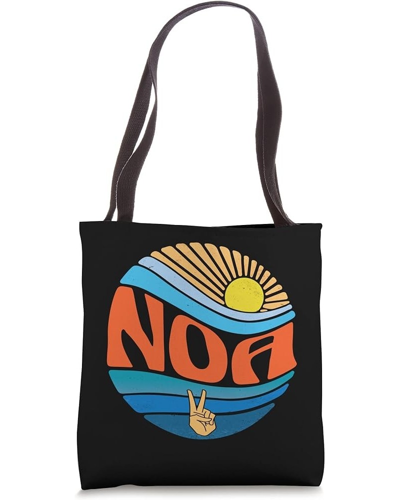 Noa Shirt Vintage Sunset Noa Groovy Tie Dye Tote Bag 16 inches $15.81 Totes