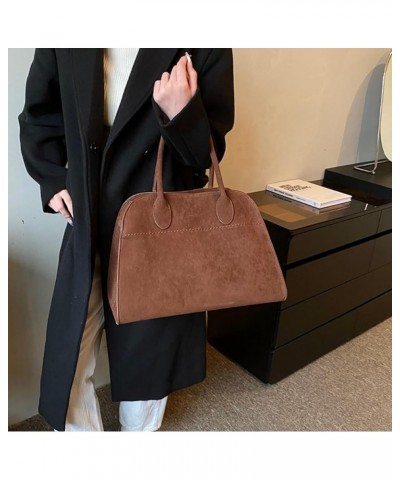 Suede Tote Bag for Women, Vintage Commuting Top Shoulder Cross body Bags,Large Capacity Adjustable Strap Handle Bag Soil-s $2...