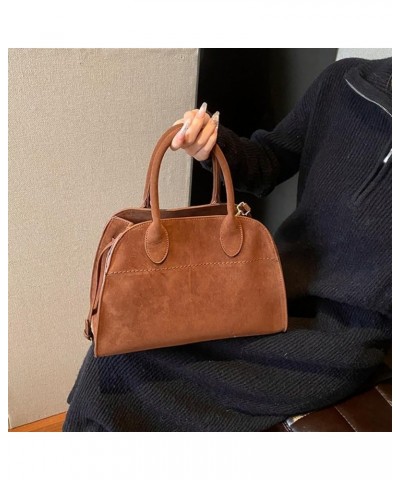 Suede Tote Bag for Women, Vintage Commuting Top Shoulder Cross body Bags,Large Capacity Adjustable Strap Handle Bag Soil-s $2...