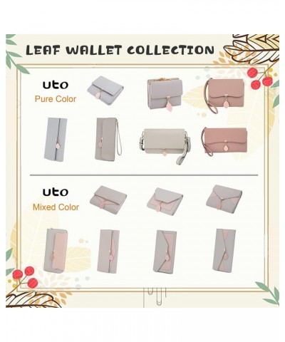 Crossbody Bags for Women Leather Wallet 5 Ways Ladies Travel Shoulder Bag Clutch Purse with Wristlet Strap Crossie 0912 Grey ...