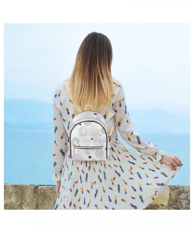 Woman Beach Summer Leather Backpack for Women Fashion Leather Bags for Women Small Leather Backpack for Women Mini Leather Ba...