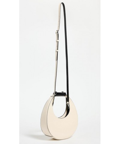 Women's Mini Moon Bag Cream/Black $84.15 Crossbody Bags