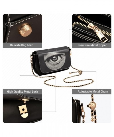 Crossbody Bags for Women Trendy Women's Black Shoulder Bag Small PU Leather Flap Cross Body Bag Handbags Pattern22 $17.62 Cro...