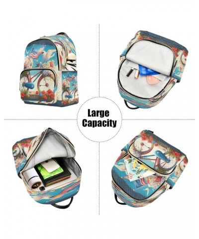 Peace Dove Women Backpack Purse Travel Daypack Shoulder Bag $15.75 Backpacks