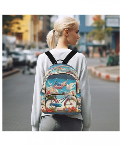 Peace Dove Women Backpack Purse Travel Daypack Shoulder Bag $15.75 Backpacks