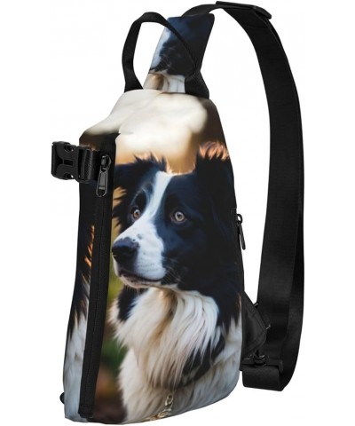 Panda Print Crossbody Backpack Bag Diagonally Travel,Hiking,Lightweight Sling Bag Cute Dog $18.17 Backpacks