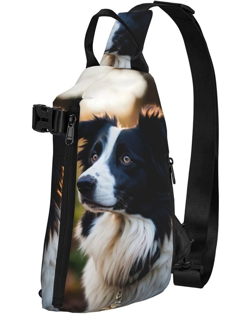 Panda Print Crossbody Backpack Bag Diagonally Travel,Hiking,Lightweight Sling Bag Cute Dog $18.17 Backpacks