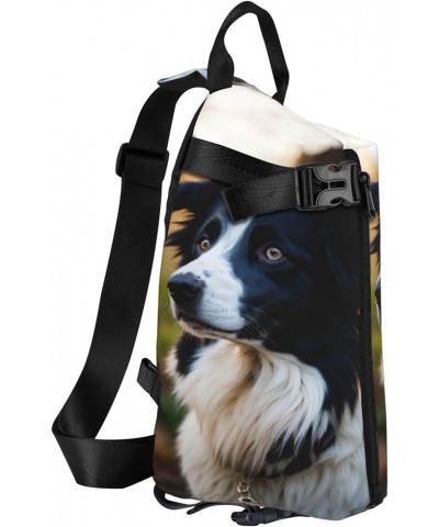 Panda Print Crossbody Backpack Bag Diagonally Travel,Hiking,Lightweight Sling Bag Cute Dog $18.17 Backpacks