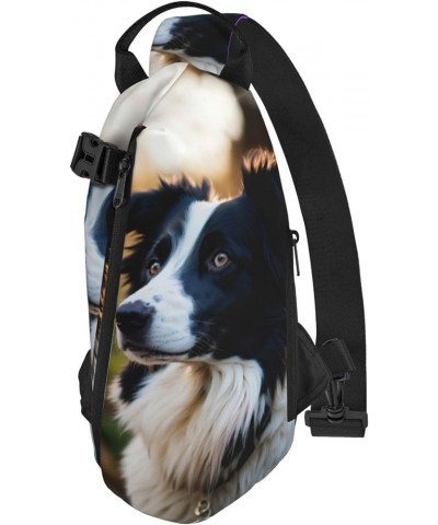 Panda Print Crossbody Backpack Bag Diagonally Travel,Hiking,Lightweight Sling Bag Cute Dog $18.17 Backpacks