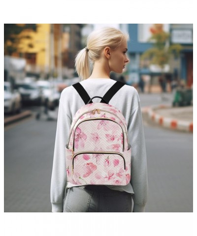 Mini Backpack Purse for Women Lightweight Girls Small Size Cherry Flower School Teens College Traveling Medium $19.46 Backpacks