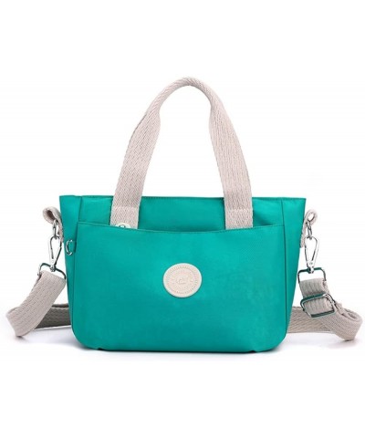 Large Capacity Crossbody Bag for Women Nylon Casual Tote Handbag Fashion Ladies Shoulder Bag Green $30.20 Totes