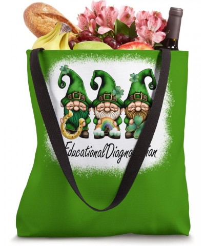 Educational Diagnostician Lucky Women Gnomes St Patricks Day Tote Bag $15.07 Totes