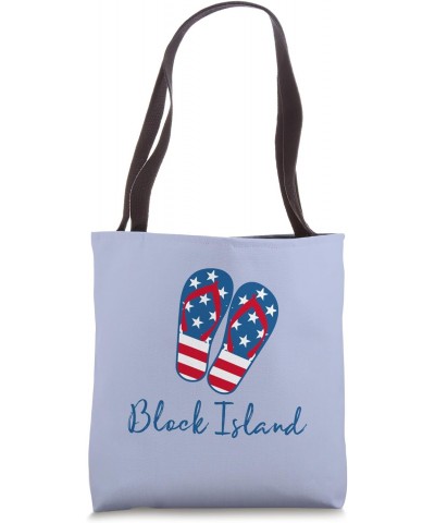 Block Island Beach Rhode Island USA American Flip Flips Tote Bag $13.43 Totes