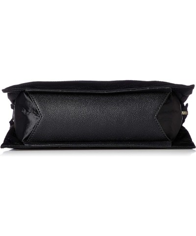 Nibaru 310022 Shoulder Bag, Polyester x PVC Black (Black 19-3911tcx) $24.98 Shoulder Bags