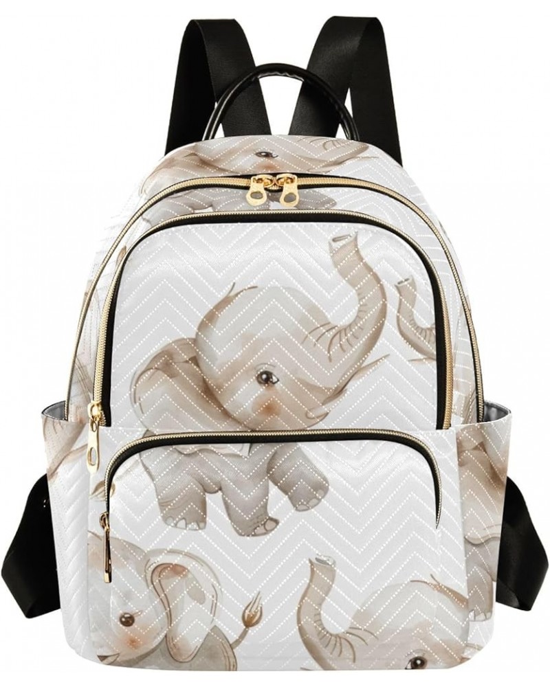 Elephant Fashion Backpack Purse Ladies Fashion Rucksack Travel Shoulder Bag Casual Daily Backpack Work College Bag Medium $16...