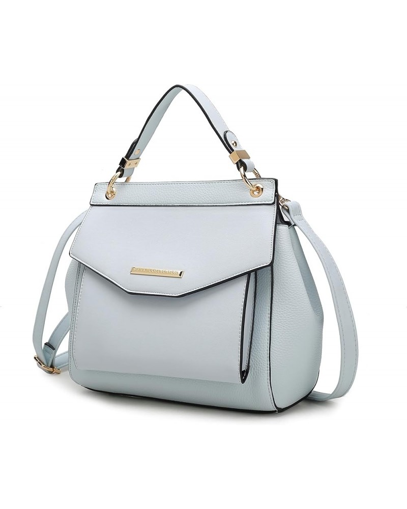 Satchel Convertible Handbag, Women's Backpack, Satchel & Crossbody 3-in-1 Top-Handle Purse Vida Light Blue $22.79 Backpacks