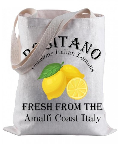 Italian Islands Tote Bag Positano Delicious Italian Lemons Fresh Shopping Bag Southern Italy Travel Gift Positano $10.62 Totes