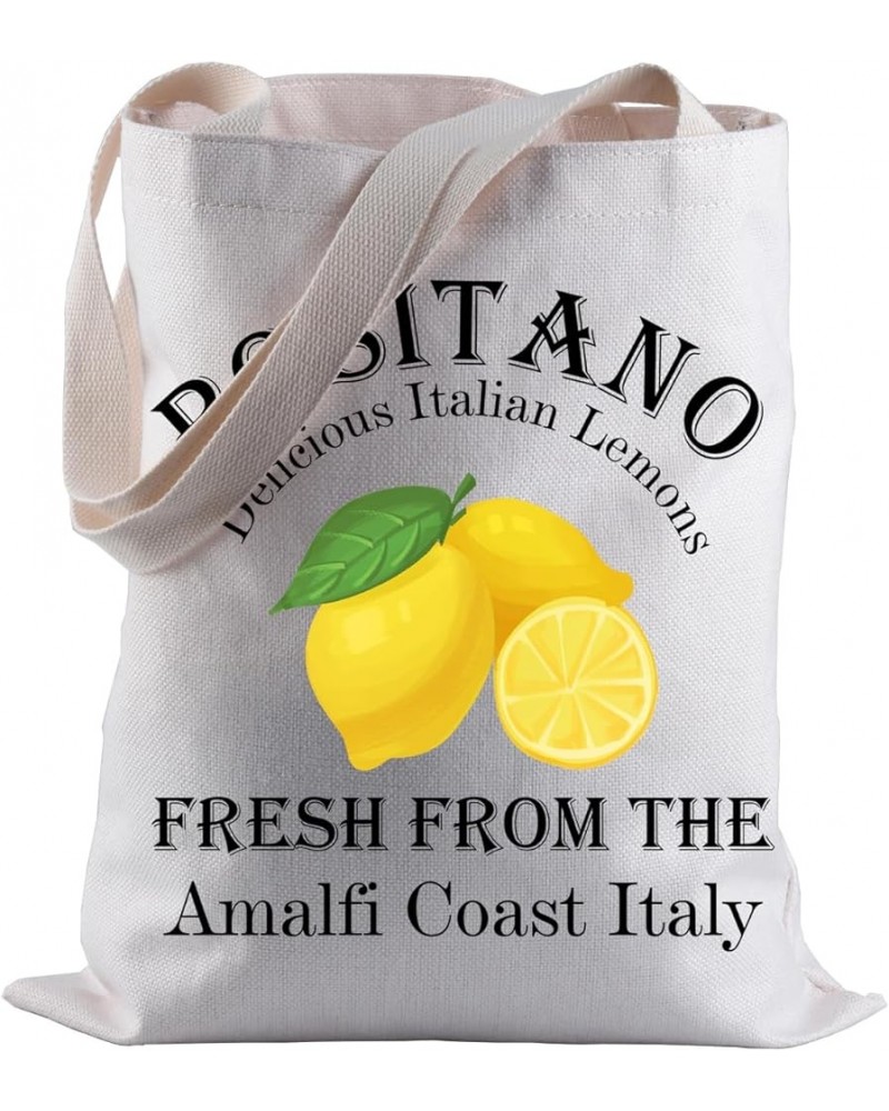 Italian Islands Tote Bag Positano Delicious Italian Lemons Fresh Shopping Bag Southern Italy Travel Gift Positano $10.62 Totes