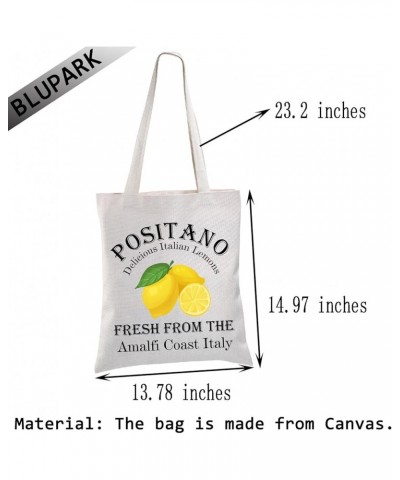 Italian Islands Tote Bag Positano Delicious Italian Lemons Fresh Shopping Bag Southern Italy Travel Gift Positano $10.62 Totes