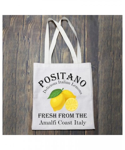 Italian Islands Tote Bag Positano Delicious Italian Lemons Fresh Shopping Bag Southern Italy Travel Gift Positano $10.62 Totes