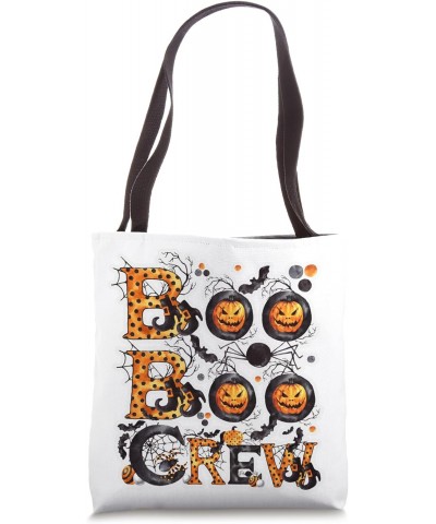 Boo Boo Crew Halloween Letter For Women And Halloween Witch Tote Bag $15.65 Totes