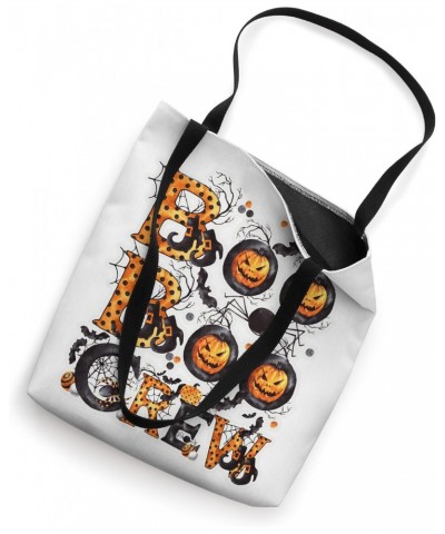 Boo Boo Crew Halloween Letter For Women And Halloween Witch Tote Bag $15.65 Totes