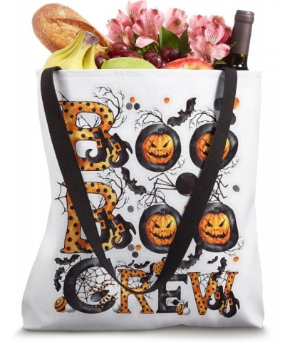 Boo Boo Crew Halloween Letter For Women And Halloween Witch Tote Bag $15.65 Totes