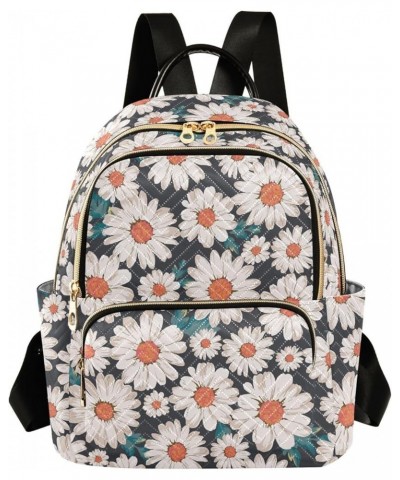 Floral Daisy Casual Fashion Polyester Travel Rucksack Shoulder Bag Color Medium $20.34 Backpacks